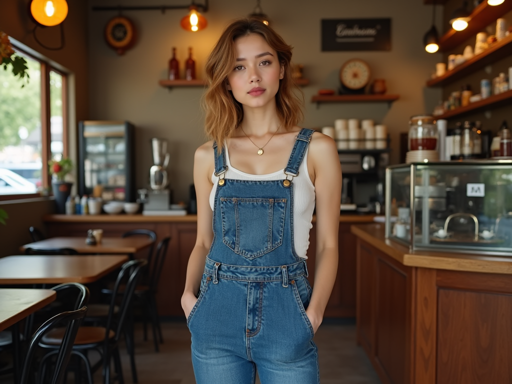 Salopetă din denim și stilul retro: Cum să reînnoiești look-ul vintage