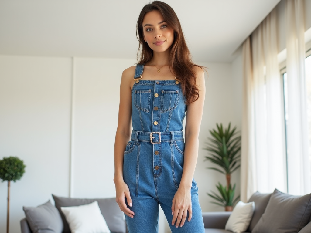 Salopetă din denim și stilul minimalist: Cum să creezi un outfit simplu, dar elegant