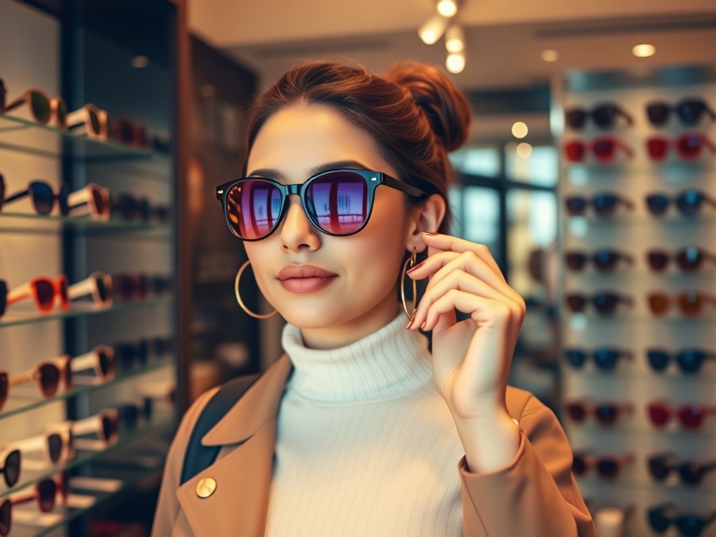 Cum să îți alegi o pereche de ochelari de soare pentru fețe triunghiulare